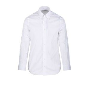 Lardini Button-Down Cotton Shirt With Tailored Silhouette And Chest Pocket - NWT